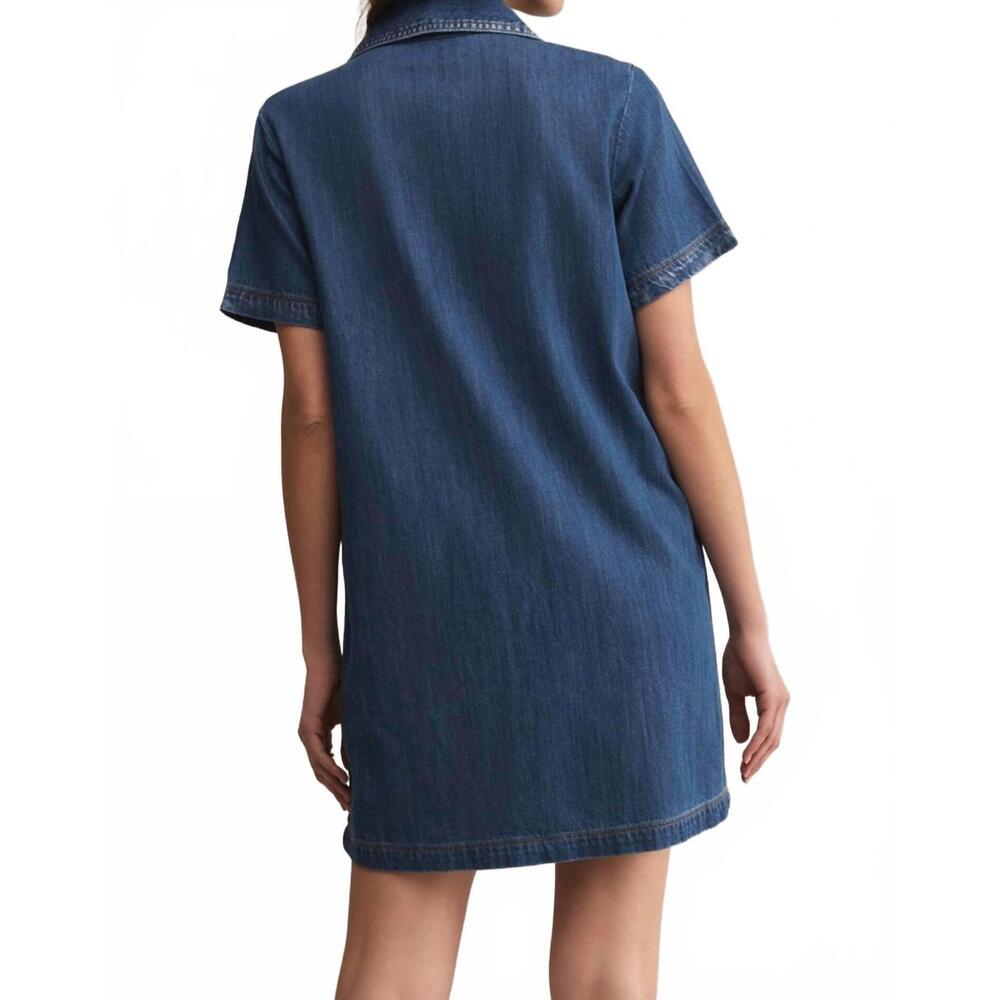 NEW Z SUPPLY authentic mini dress in denim blue - Picture 4 of 4